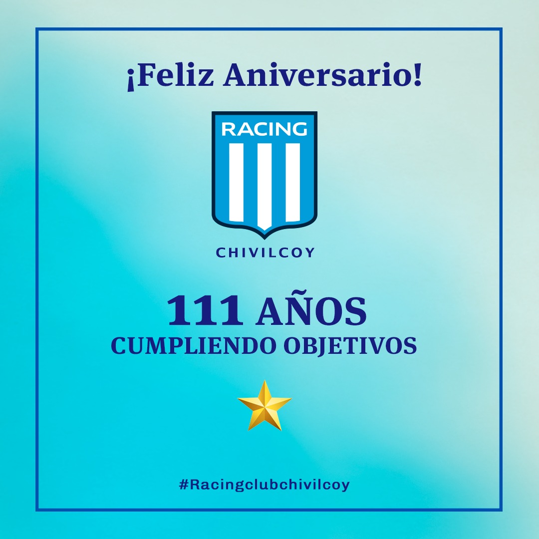 Racing de Chivilcoy tweet media