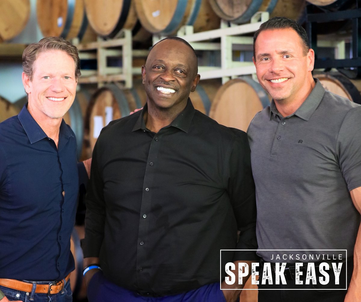 speakeasyjax's tweet image. For the season finale, we’re bringing it full circle with a guest who’s not just a leader, but a friend. Don’t miss Darnell Smith’s powerful conversation with Daniel and TJ. #speakeasyjax linktr.ee/speakeasyjax
