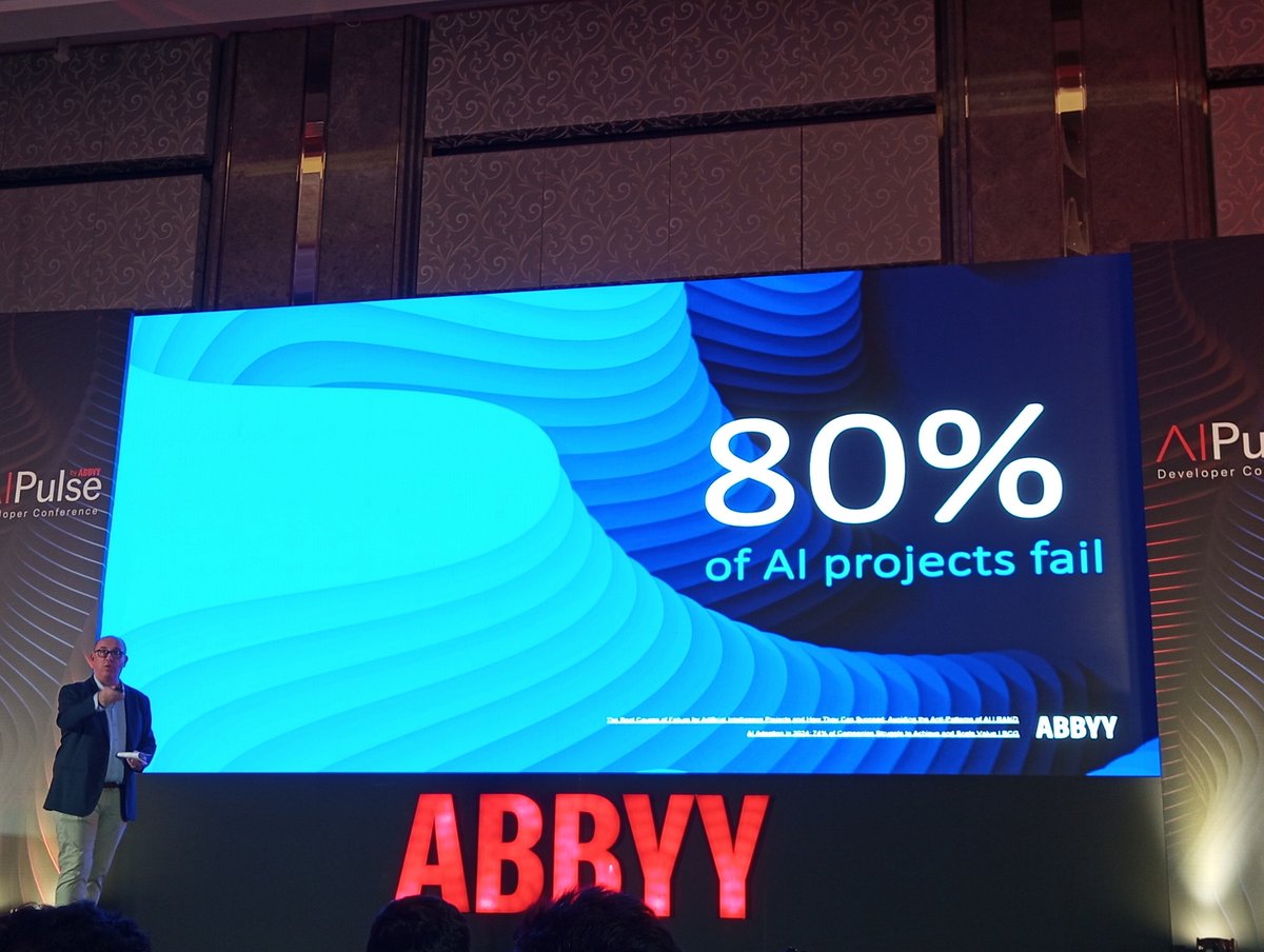 hamsadhwaj's tweet photo. Attended Day 1 of #ABBYYDevCon 2025 by @ABBYY_Software! 🚀

Agentic AI, automation, LLMs &amp; a whole lot of “wait, that’s possible?” moments. 😄

Turns out, agentic AI doesn’t just reply—it thinks, plans &amp; acts. Wild stuff. 🤖🧠

#DocumentAI #BuildWithAI #AgenticAI #TechEvents #LLM https://t.co/yLdHTOTouo