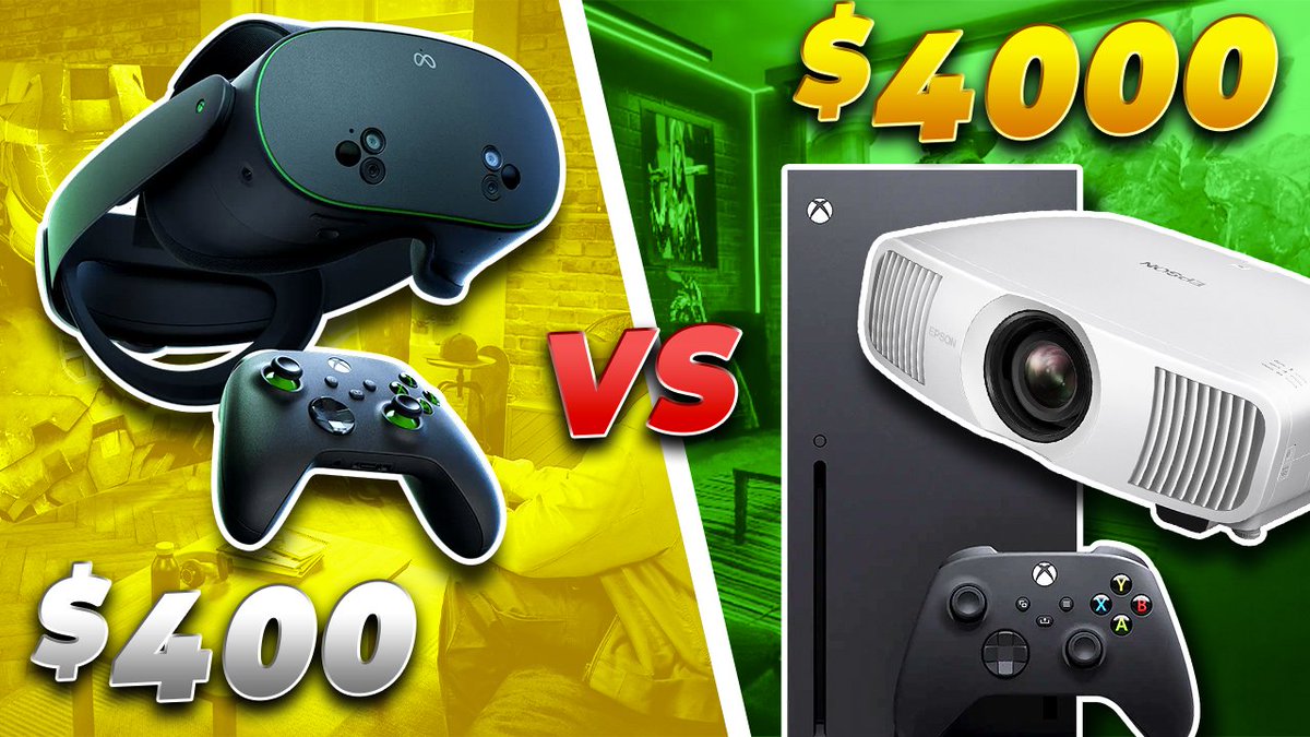 matteo311's tweet image. Apparently, everything is an Xbox now, so I&apos;m putting that to the test, starting with the xbox Quest 3s all the way up to my $4000 setup.

Click here - youtu.be/Qy1v7oz1mOE