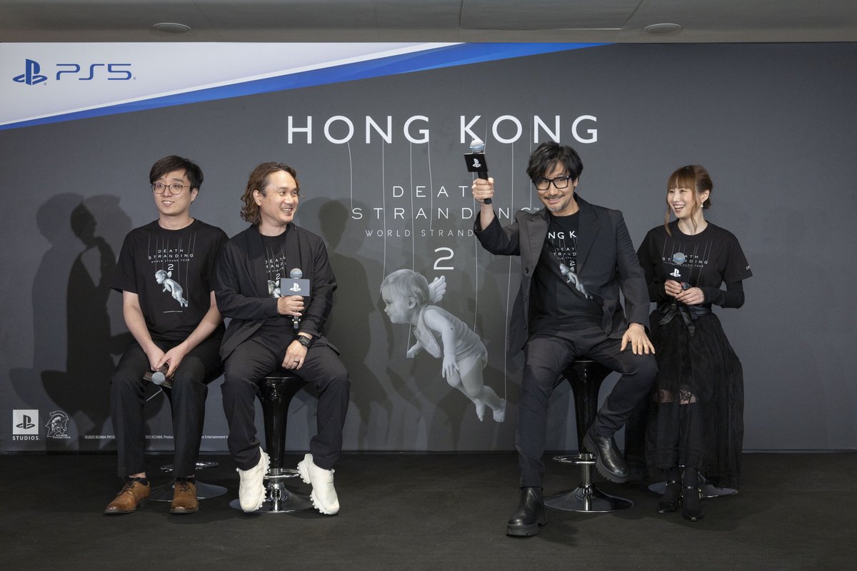 KojiPro2015_EN's tweet photo. DEATH STRANDING WORLD STRAND TOUR 2 in Hong Kong 📸

Thank you to everyone who came out to join us.Thank you to everyone who came out to join us.👍

#DeathStranding2 #WorldStrandTour2 https://t.co/kSBbdXejog
