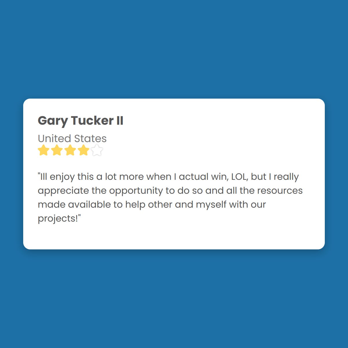So good to see amazing feedback and reviews like this!  Huge thanks to our amazing customers!