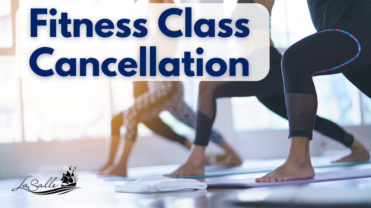 Please note that the Yoga class scheduled for Thursday, July 10 at 10:30 am is cancelled. #LivingLaSalle