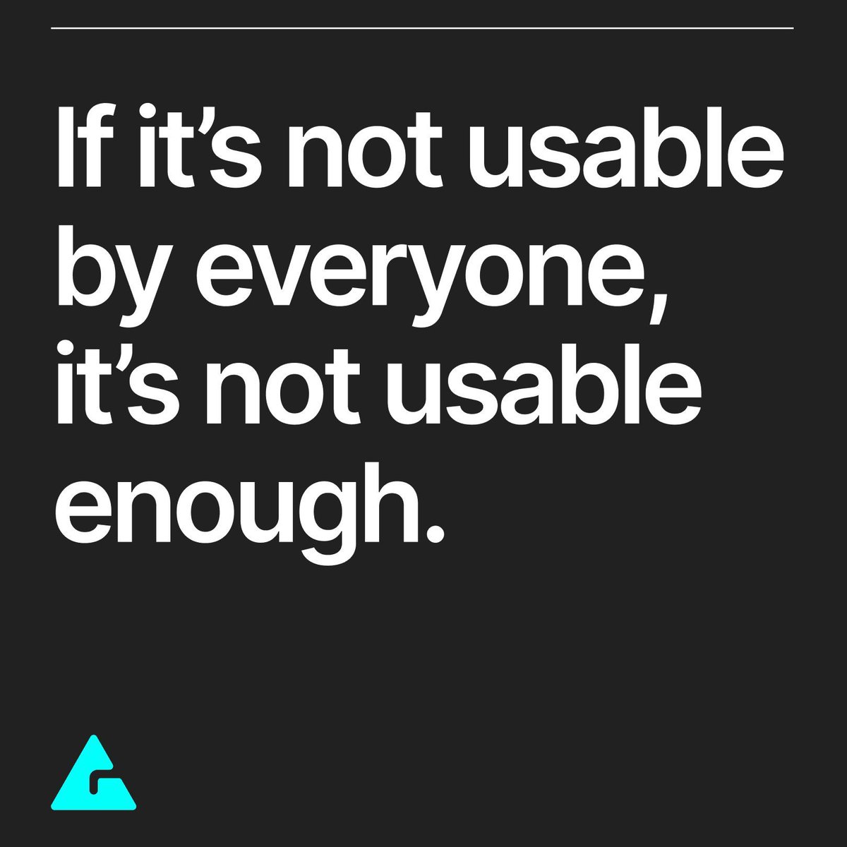 hellogigantic's tweet photo. Accessibility shouldn’t be an afterthought. It should be baked into your design systems, your dev workflows, your content strategy. It’s not a feature—it’s a responsibility. 

#ADA35 #ThanksToTheADA https://t.co/JwVdVkPvhj