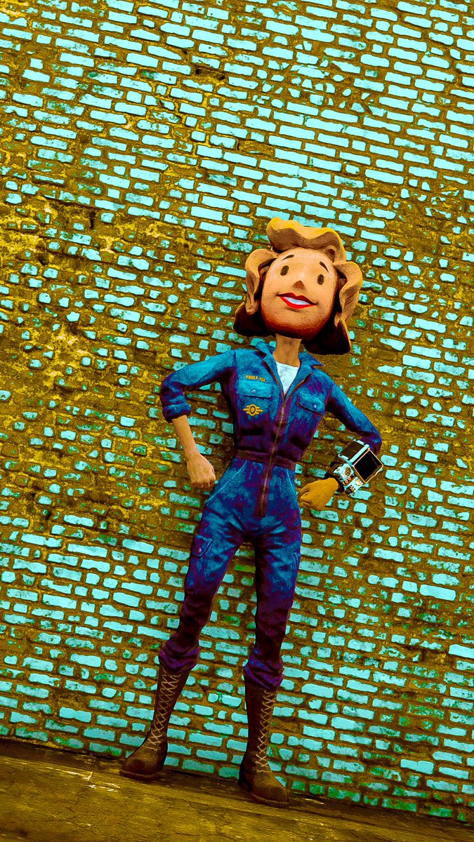 NukaMegs's tweet photo. When you pose for your Vault-Tec ID and they say 'act natural' but you’ve already had 12 Nuka-Colas.🥴📸⚡#fallout #fallout76 #fallout76photomode https://t.co/yQfHe3YQ1F