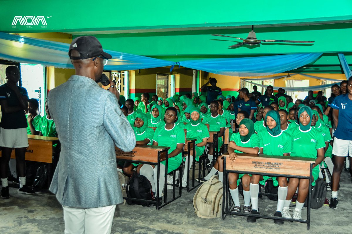 🎓⚽SHE PLAY in Action!

The Asisat Oshoala Academy proudly hosted its She Play Program at Ansar-ud-Deen Senior High School, Falolu, Surulere, engaging young girls in a powerful blend of sports, safety, and education.

We're not just building players. We're raising leaders.👟💪🏽