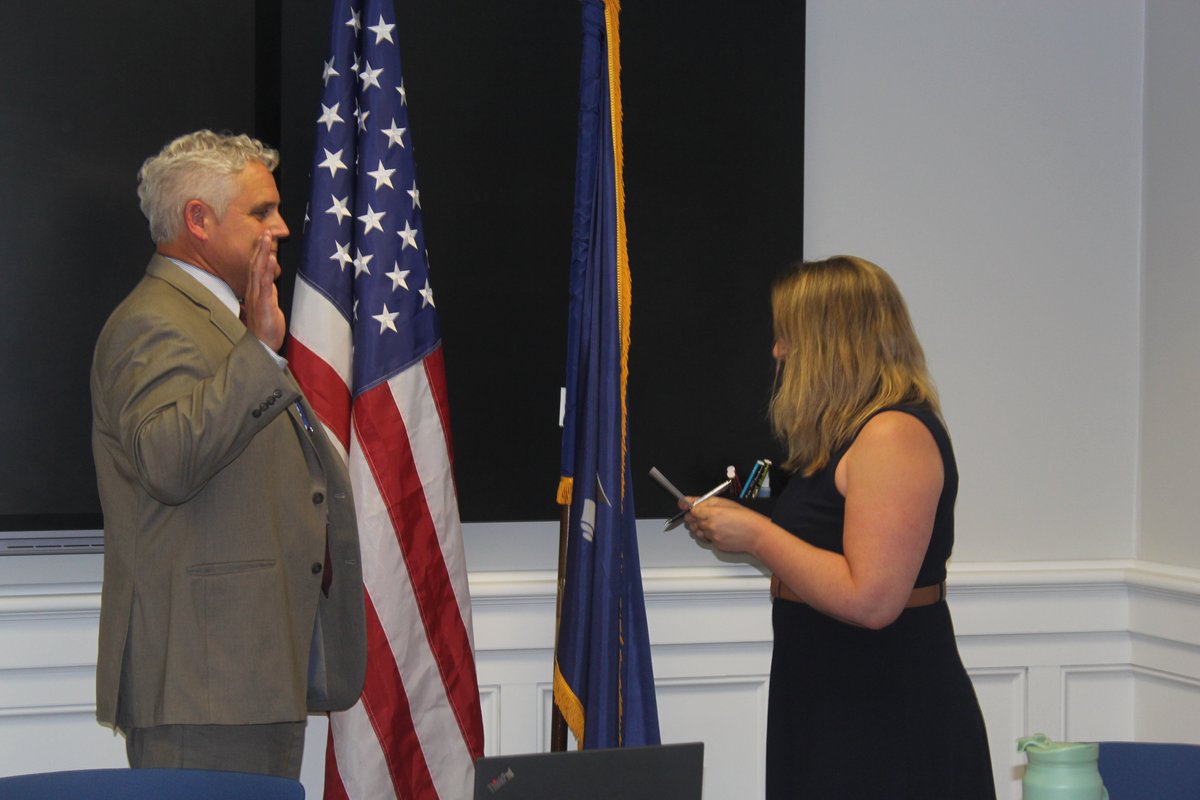The following were administered their oaths of office at the July 8 BOE Reorg. Meeting:
• Sean Bruno, Brockport Superintendent of Schools
• Robert Lewis, BOE President
• David Howlett, BOE Vice President
• Jill Reichhart, Brockport Treasurer
• Deb Moyer, BOE District Clerk