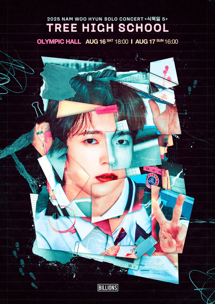 [🎤] 

2025 NAM WOO HYUN CONCERT 
<식목일5 - 나무高 : TREE HIGH SCHOOL>
MAIN POSTER 

📝공연 일시
2025.08.16 (SAT) PM 18:00
2025.08.17 (SUN) PM 16:00

🏫공연 장소
올림픽공원 올림픽홀 

📚예매처
티켓링크 (ticketlink)

#남우현 #NAMWOOHYUN
#NWH_5TH_SOLO_CONCERT
#식목일5