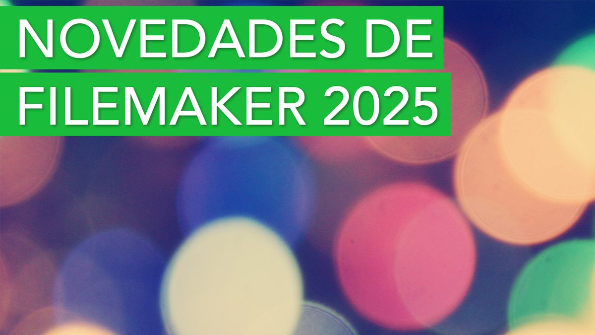 Nuevo vídeo: Novedades de #FileMaker 2025.
(Vídeo gratuito)
bit.ly/202507af
#muchoFileMaker