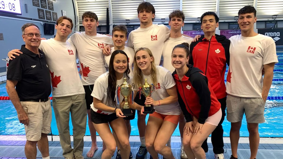 ➡️ Canada sweeps swimming dual meet with Great Britain

➡️ Le Canada balaie le Duel de natation contre la Grande-Bretagne

EN: en.usports.ca/x/crhlo
FR: fr.usports.ca/x/lz31v