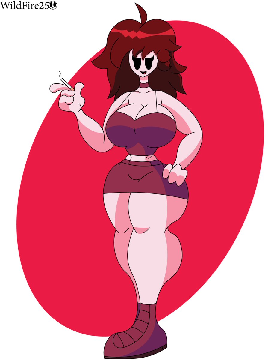 WILDFIRE252's tweet photo. Wanted to do my own take on a goth GF.

#fridaynightfunkin #FNF #fnfgirlfriend https://t.co/EPeRed4xgK