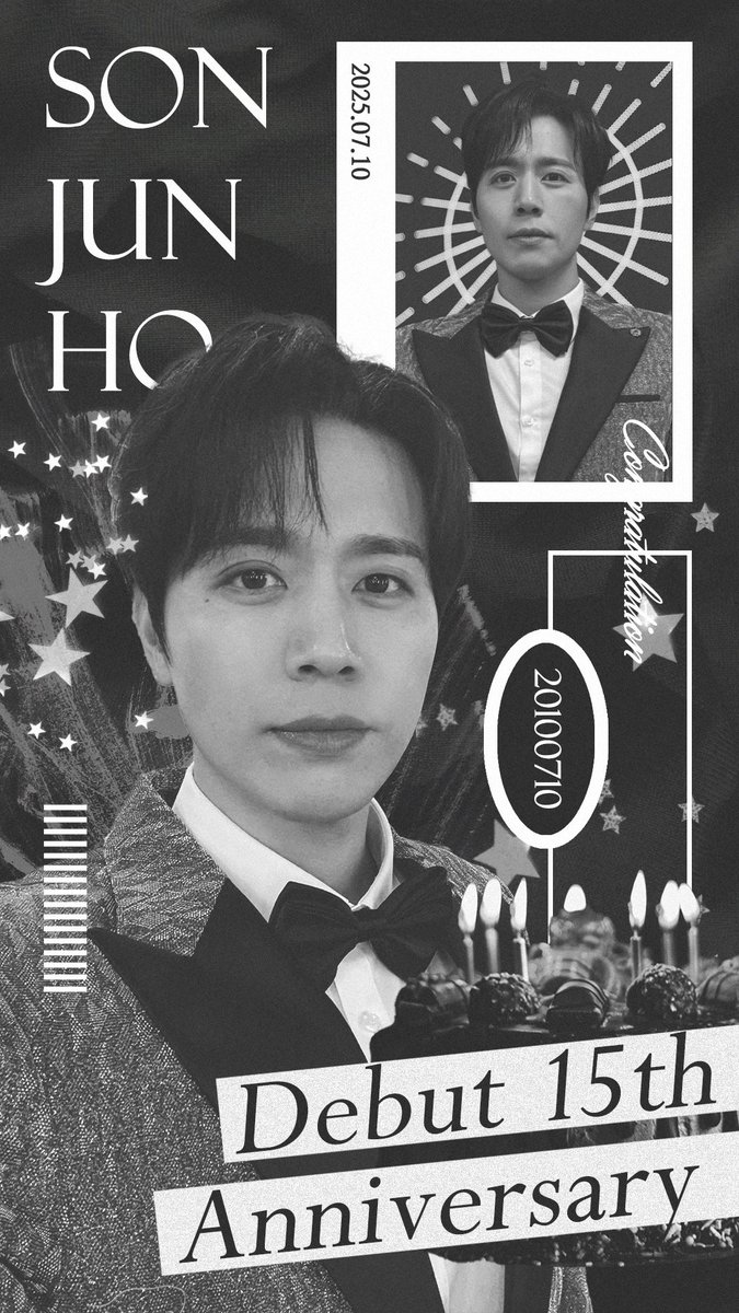 2025 . 07 . 10
손준호 배우님의 데뷔 15주년을 축하합니다🎉