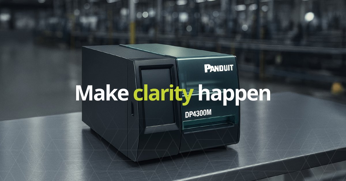 Panduit thermal transfer desktop printers provide fast, high-quality, on-demand label printing, making things crystal clear for your workforce, no matter the application. okt.to/a9g8Zl

#PoweredByPanduit #PanduitInnovation