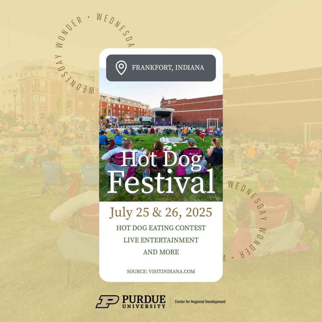 <a href="/CityIndiana/">City of Frankfort, Indiana</a> is part of the <a href="/ncirpc/">NCIRPC</a> region and hosts a summer spectacle where hot dogs meet high dives. DockDogs, dachshunds, and 20+ hot dog styles make it a #WednesdayWonder worth savoring. 🔥🐶

Learn More: visitindiana.com/event/frankfor…