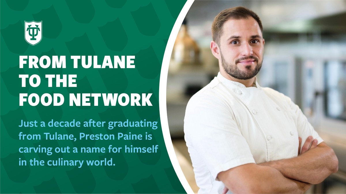 Tulane Alumni (@tulanealumni) on Twitter photo Bon Appรฉtit, Greenies
From the gridiron to the top restaurants in the world, Preston Paine (<a href="/FreemanSchool/">Tulane Freeman School of Business</a> โ15) knows what it means to deliver five-course and five-star meals. Learn more about his story and how he has delivered on the Food Network.
๐ฐ: bit.ly/44QKxtH Bon Appรฉtit, Greenies
From the gridiron to the top restaurants in the world, Preston Paine (<a href="/FreemanSchool/">Tulane Freeman School of Business</a> โ15) knows what it means to deliver five-course and five-star meals. Learn more about his story and how he has delivered on the Food Network.
๐ฐ: bit.ly/44QKxtH