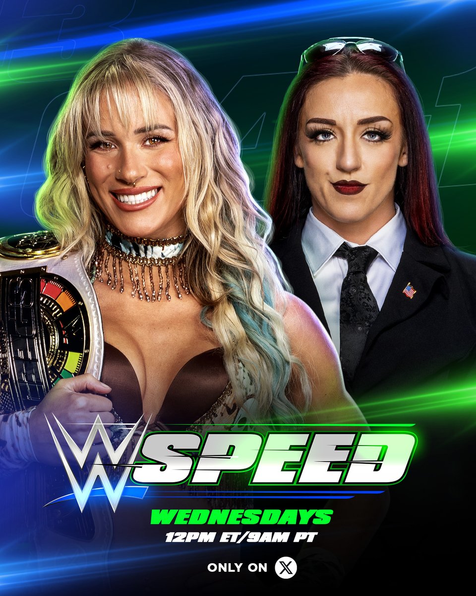 The WWE Women's Speed Championship is on the line... reigning champ <a href="/SolRucaWWE/">Sol Ruca</a> faces No. 1 Contender <a href="/wwe_alba/">🏴󠁧󠁢󠁳󠁣󠁴󠁿🔥</a> TODAY on #WWESpeed, 12pm ET / 9am PT exclusively on <a href="/X/">X</a>.