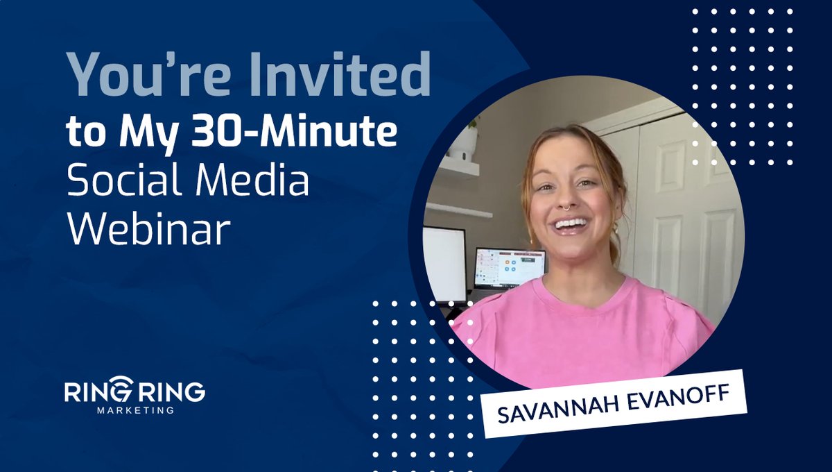 Up your social media game in 30 minutes at my free webinar Wednesday, July 16, at 10 a.m. Eastern.

Register: gotorrm.com/fh-ws-social-m…

youtube.com/watch?v=wf0Pmt…

#funeralhomemarketing #ringringmarketing #funeralservice