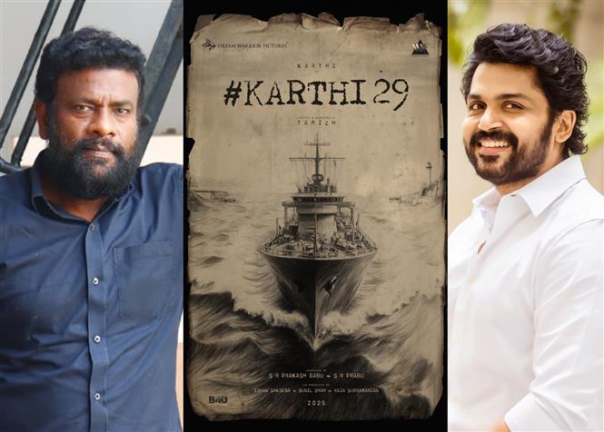AbineshWorld's tweet photo. 🔥 July 10 — Pooja Day for Tamil Cinema! 🔥
✨ #karthi29 — Tamizh 💥 (Taanakkaran)
✨ #D54 — Vignesh Raja 🎬 (Por Thozhil)
Two stars. Two films. One day. Tamil Cinema is ready to roar! 🐅🔥
#Karthi #Dhanush #Kollywood #PoojaDay #TamilCinema #Nivinpauly https://t.co/j2mlVHQrmN