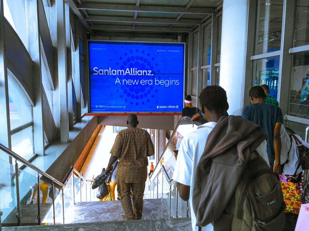 Endcorpsrailway's tweet photo. 🚉 Lagos–Abeokuta–Ibadan railway just became a brand canvas.

@SanlamAllianzNG took over every inch of the line with messaging designed for each moment of the commute.
From walkways to onboard screens, the rebrand came alive. https://t.co/LJ3fTZ6u1T