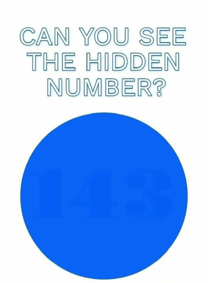 elonmuskADO's tweet image. Eye ποΈ test
Can you see the hidden number???