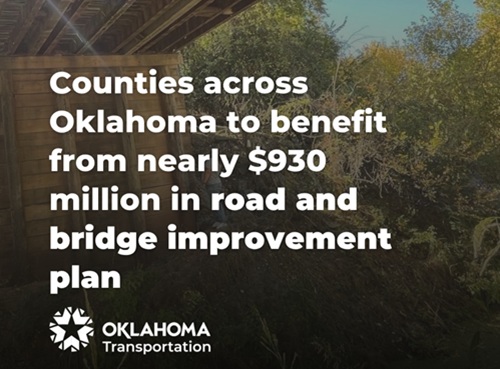 Sean Kilcarr (@aashtosean) on Twitter photo Counties across Oklahoma to benefit from nearly $930 million in #road & #bridge improvement plan. #street #transportation #highway #roadway #infrastructure #construction #stateDOT <a href="/aashtospeaks/">AASHTO</a> <a href="/OKDOT/">Oklahoma Department of Transportation</a> <a href="/GovStitt/">Governor Kevin Stitt</a> <a href="/NACoTweets/">NACo</a> <a href="/USDOT/">U.S. Department of Transportation</a> oklahoma.gov/odot/about-us/… Counties across Oklahoma to benefit from nearly $930 million in #road & #bridge improvement plan. #street #transportation #highway #roadway #infrastructure #construction #stateDOT <a href="/aashtospeaks/">AASHTO</a> <a href="/OKDOT/">Oklahoma Department of Transportation</a> <a href="/GovStitt/">Governor Kevin Stitt</a> <a href="/NACoTweets/">NACo</a> <a href="/USDOT/">U.S. Department of Transportation</a> oklahoma.gov/odot/about-us/…