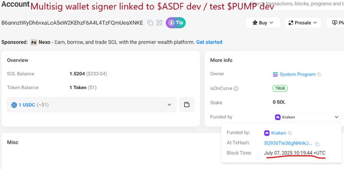 Got em.
On token.pump.fun, you can open the console and find the KYC_STATUS_EVENT_CHANNEL function referencing a wallet 5D95TQGUmg71zrM7CJZiTYBVCPxrjCrrahEHegEPL2oj ; it is also referenced as "global_state" in the code of the website. This wallet was funded via two