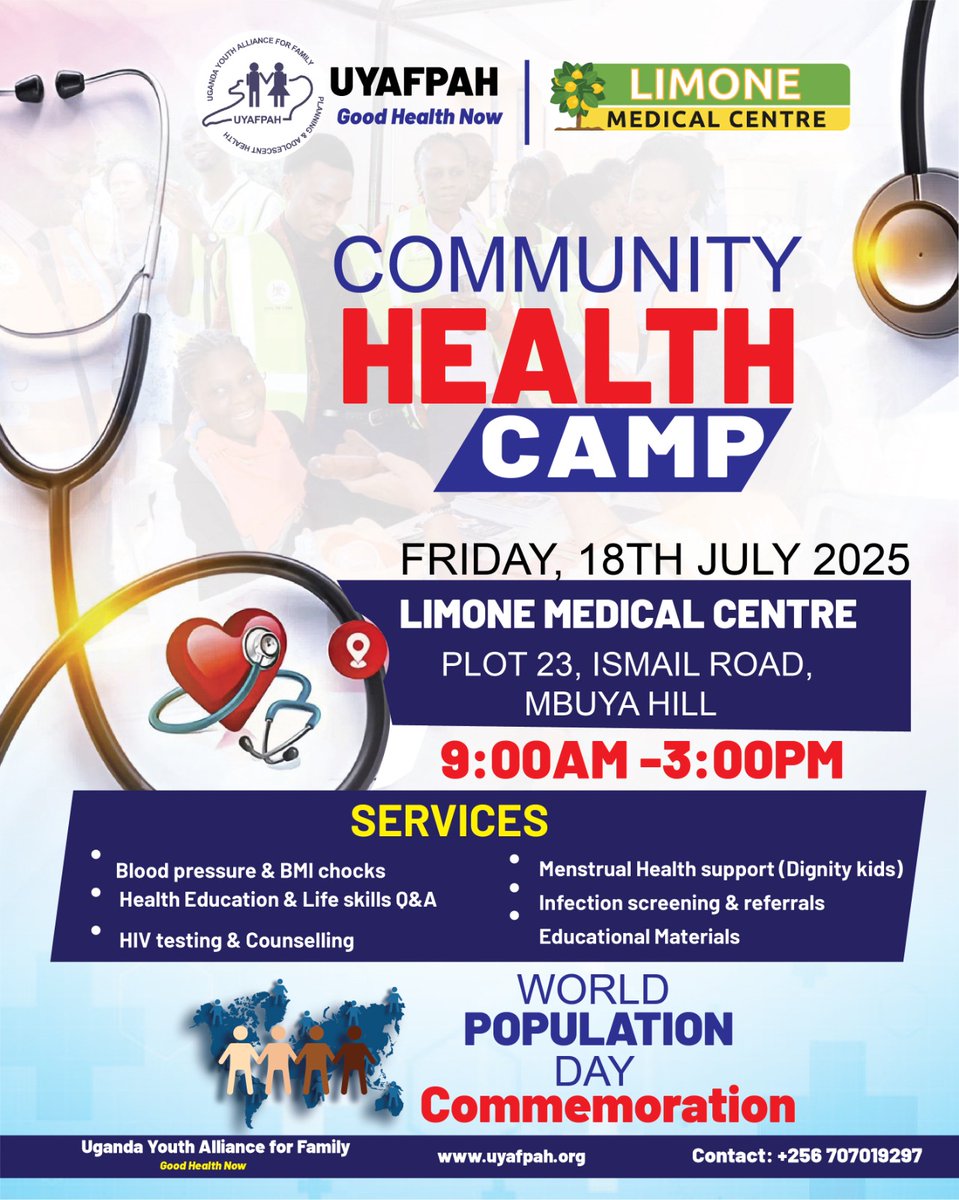 It's a new year with new opportunities. Here at LMC we are inviting you all our dear clients, friends, and well wishers to join us this Month as we host our first ever Health Camp in Partnership With <a href="/UYAFPAH11/">Youth4FP</a> as we bring you Free medical service.
#WPD2025
#HealthOur1stPriority