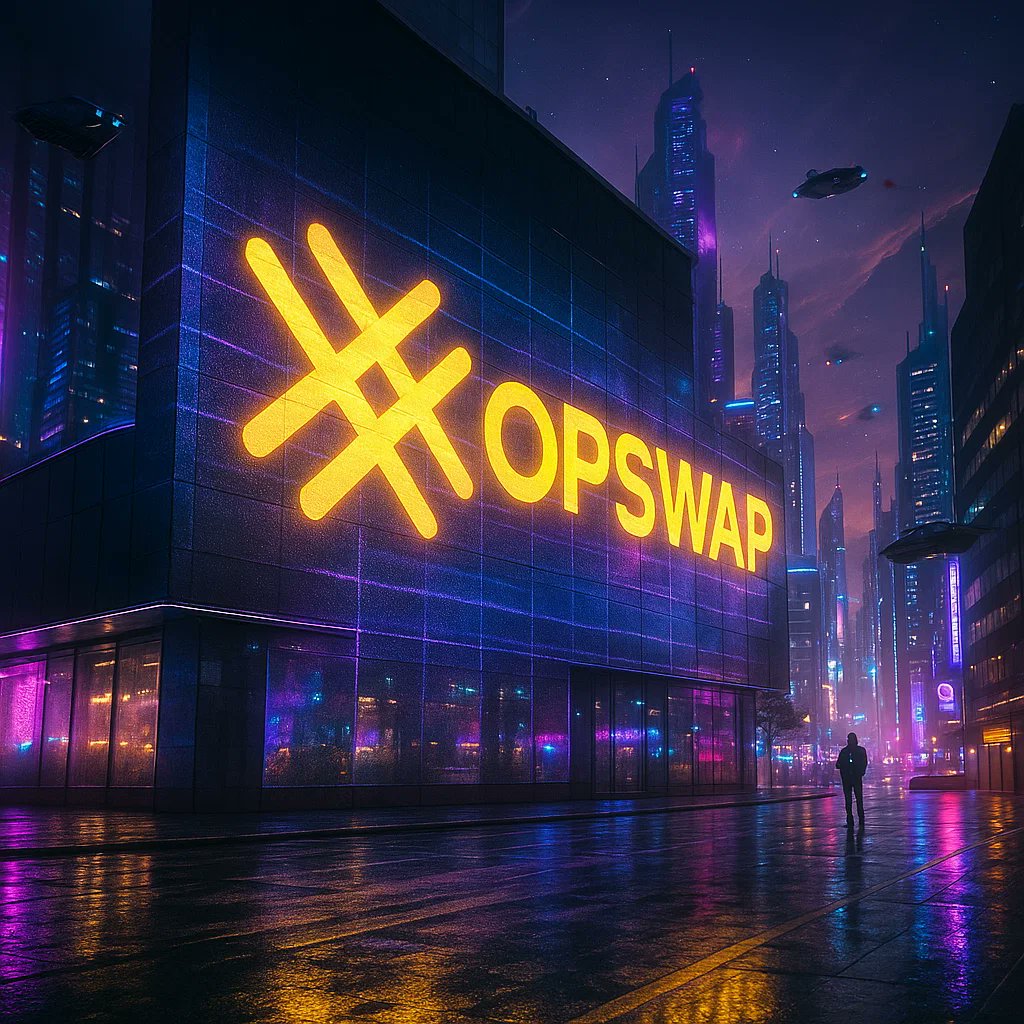 Opswap_protocol's tweet image. 💡 OpSwap lights up the future of DeFi—city vibes, neon dreams, and non-stop building.
In this space, we don’t just follow trends, we create them.
🟨 Stay bold, stay visionary—OpSwap is always one step ahead.