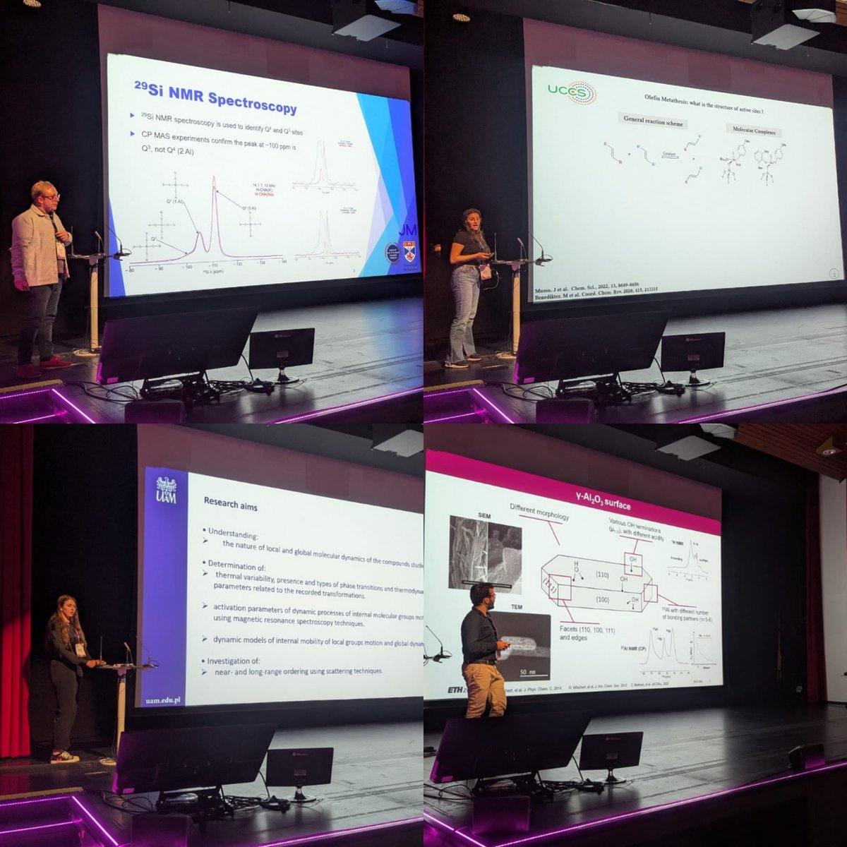 At the Materials Parallel 15 🧱🧪:
Parallel talks by Elodie Salager and Dennis Kurzbach 🎙️, oral contributions from Ildefonso Marín-Montesinos and Akshay Kumar 🧠, and 4 flash talks to complete the session ⚡
#EUROMAR2025 #NMR #MRI #ESR #EPR
