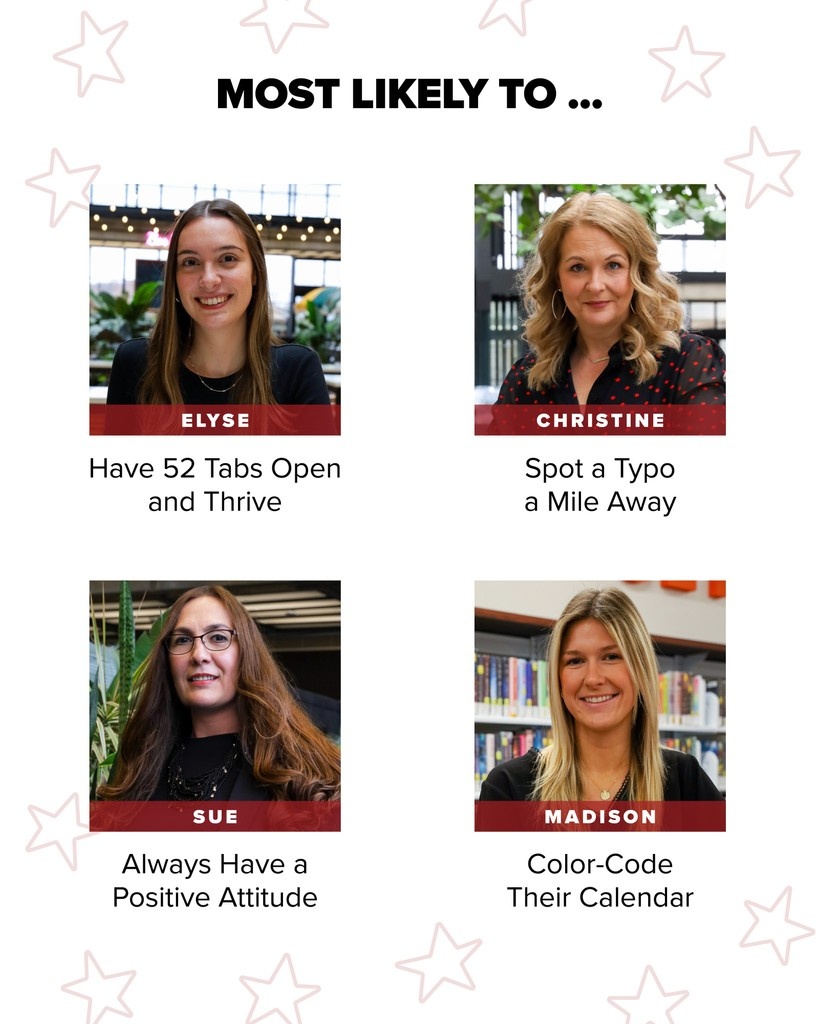 OnTheMarkComm's tweet image. Class of Crushing It! 📚✨ We&apos;re spotlighting the superstars behind the scenes with our Team Superlatives. We bring the A+ energy every single day!

#TeamSuperlatives  #DreamTeam #onthemark #communications #marketingagencies #contentcreation #graphicdesign #njbusiness #holmdelnj
