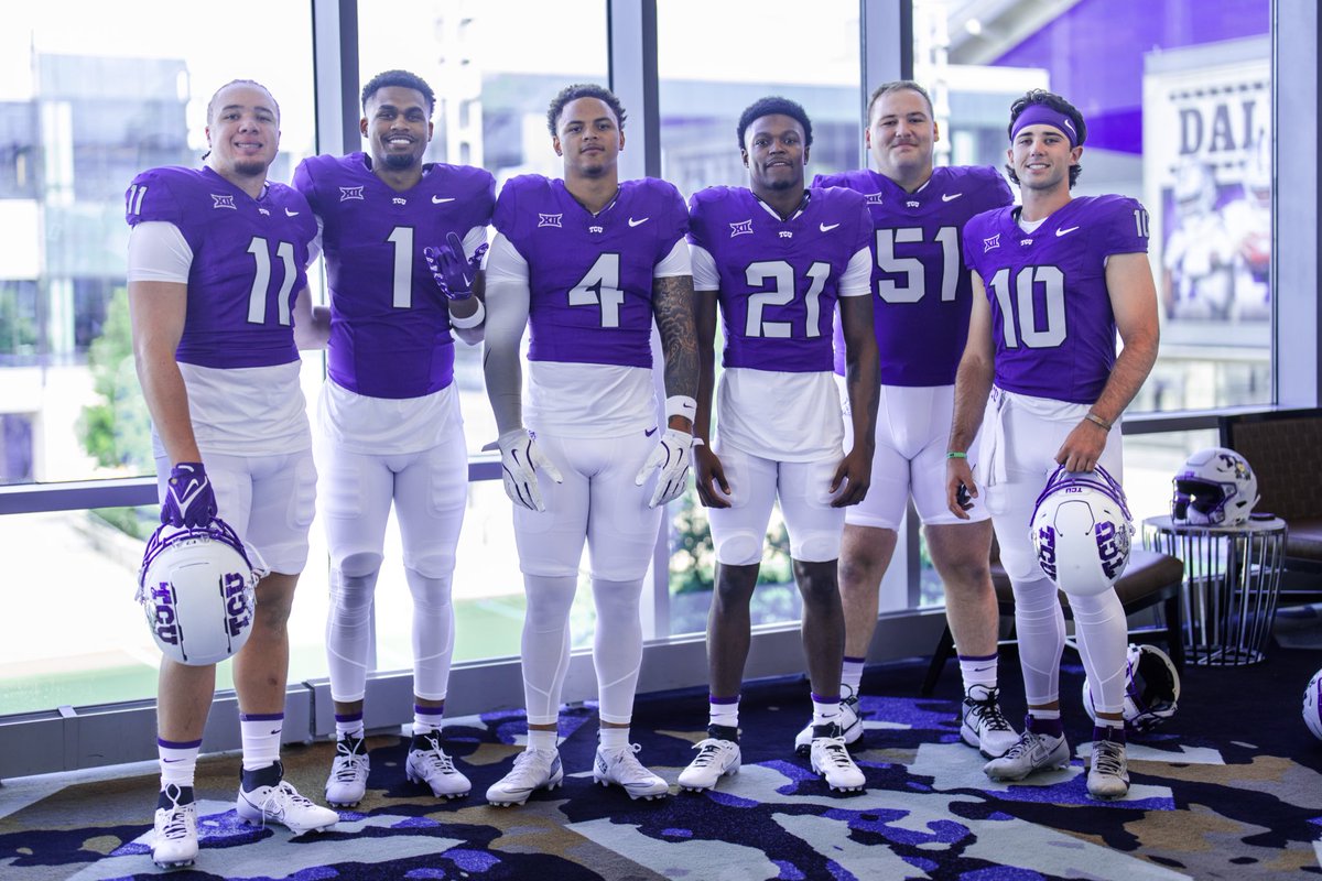 📍 The Frogs are in Frisco! #Big12FB