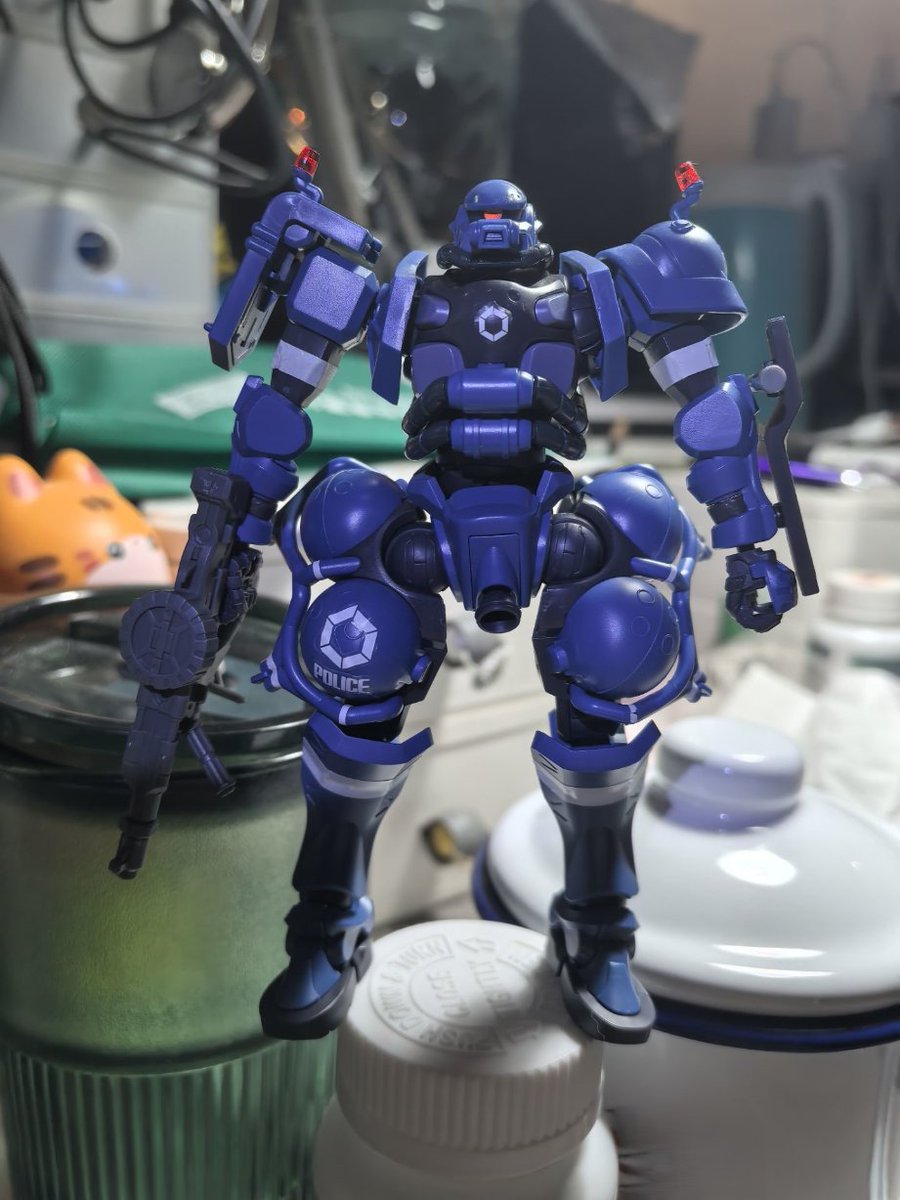 KatoAzumi's tweet photo. GQuuuuuuX MS-06-SSP POLICE ZAKU https://t.co/yBjxZupu4x