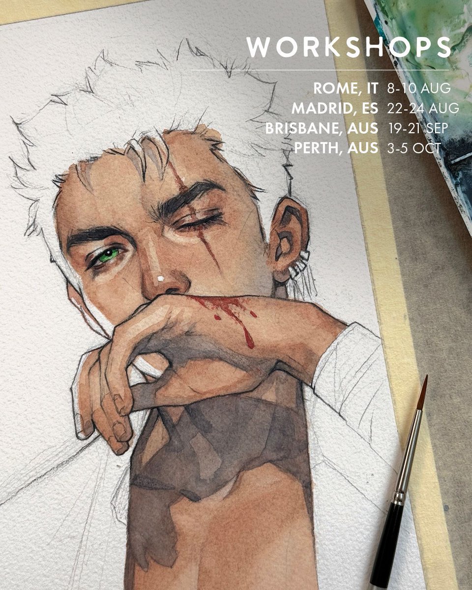 kelogsloops's tweet image. I'm teaching new watercolor classes ! 🎉 these will be my final sessions for this year, but I'm planning for a few more next year in new cities (hopefully) close to you!