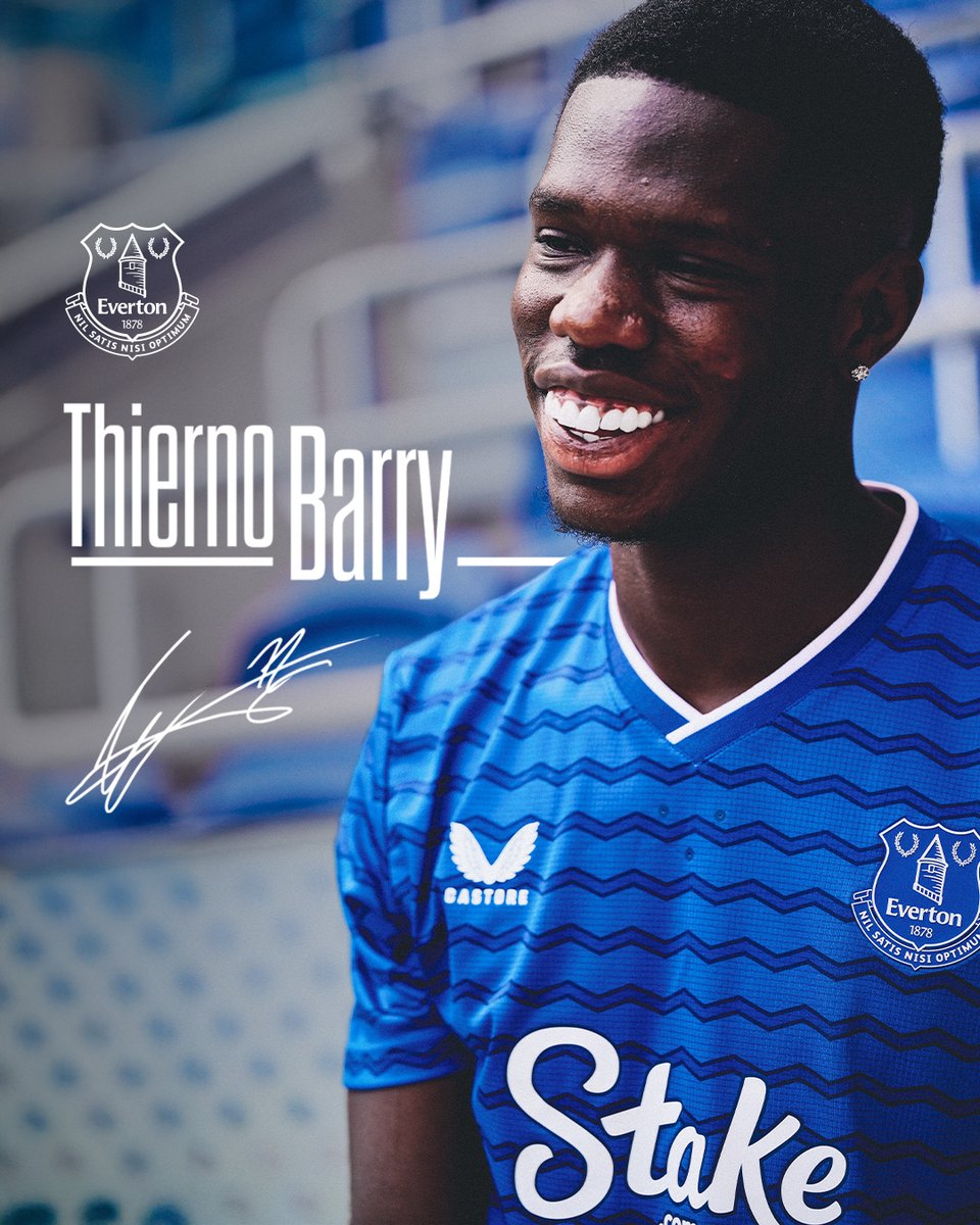 DeadlineDayLive's tweet photo. 📝 𝗗𝗘𝗔𝗟 𝗗𝗢𝗡𝗘: Everton have signed Thierno Barry from Villarreal for an undisclosed fee.

(Source: @Everton) https://t.co/pDzymf4uhw