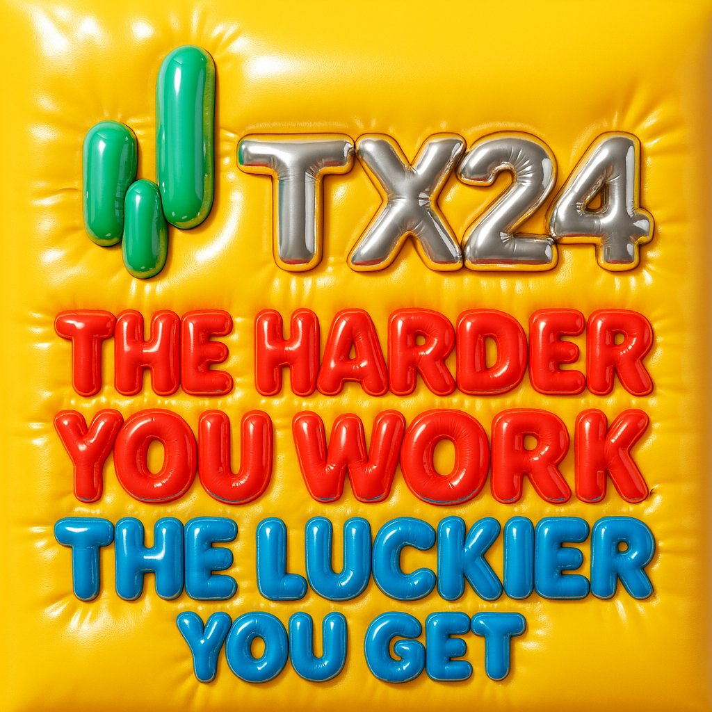 Want luck in crypto? Here's the secret formula:

1️⃣ Research audited financials like your profits depend on it (because they do).
2️⃣ Analyze until charts haunt your dreams.
3️⃣ Grind while others meme 'When Lambo?'

Luck is just hard work in disguise. 💼⚡

#CryptoGrind #TX24