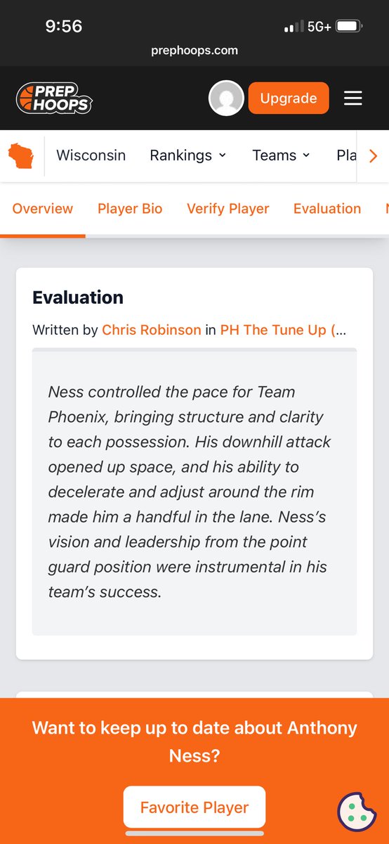 AnthonyNess2026's tweet photo. @PrepHoops_WI  @CoachRobinsonWI Thanks for the write up! https://t.co/8ZTcvCokgt