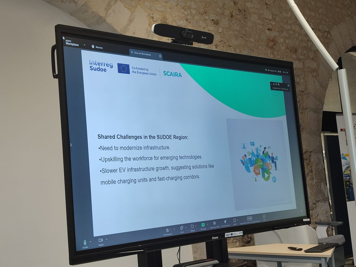 CTAndaluciaENG's tweet photo. Our #EUproject @Interreg_SCAIRA held a consortium meeting in Rochefort 🇫🇷 to review the closure of the 2nd call of its start-up acceleration programme. 🤝 

🟡 CTA team on site: Clara Fernández & Manuel Silva 👥

🔗 Read more👉 https://t.co/sNke4Xiu7E

#CEEIM #CARO #SOLTENA #HIESE

#Sudoe #startups #innovation #entrepreneurship #EUprojects