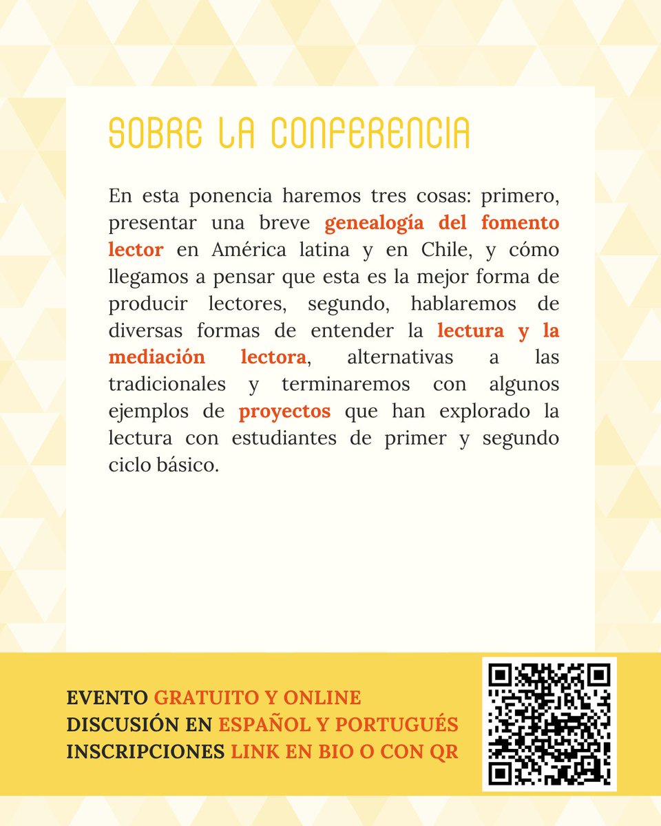 CLaLucila's tweet photo. We invite you to the first session of Jornadas La Lucila 'Diálogos desde el sur: literatura, medios e infancias', where @soldecaveliz will present their lecture on alternative and altered readings. 
🗣️Language: Spanish and Portuguese
📋Registration: https://t.co/KTaFBVrbXF https://t.co/ffP6bu36rL