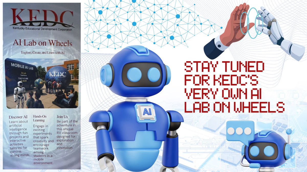 🚍💡 AI on a bus? Yes! KEDC’s Mobile Lab brings hands-on AI learning to curious young minds through fun projects, teamwork &amp; tech exploration—all inside a high-tech RV classroom. Coming soon near you!
#AIOnABus #KEDCMobileLab #STEMonWheels #FutureReadyKids
