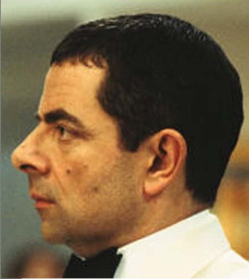 It’s giving Mr Bean.