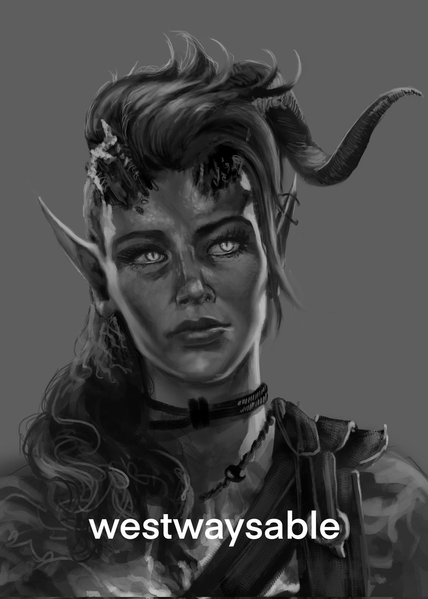 westwaysable's tweet photo. I drew Karlach

#bg3 #karlach #fanart #DnD https://t.co/0X83a3GQOU