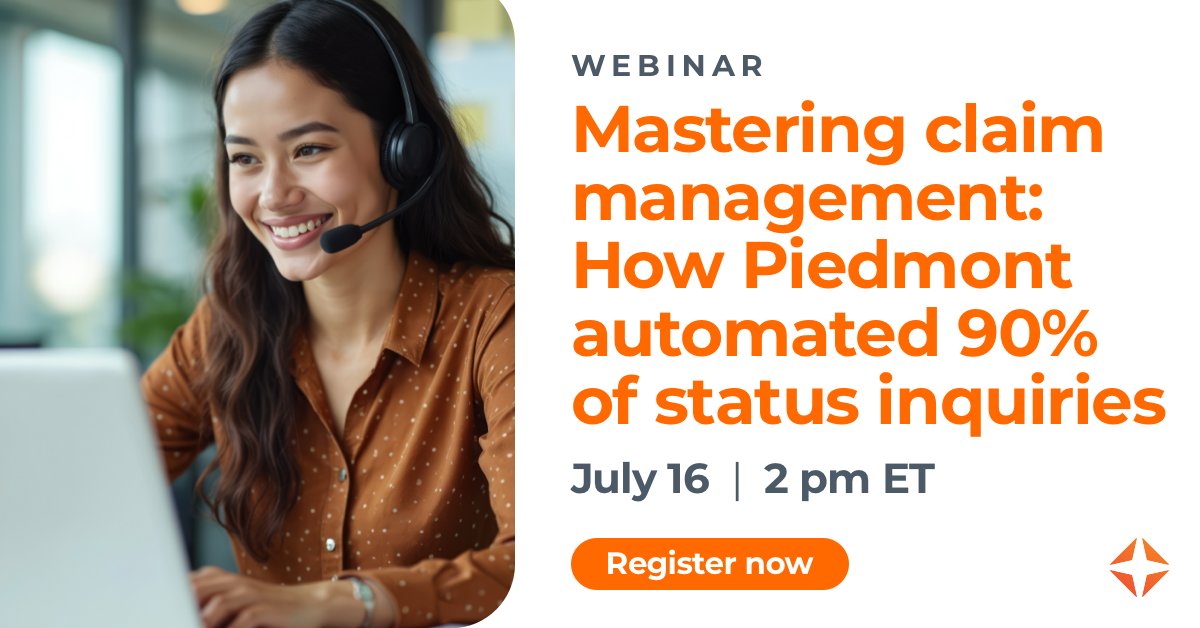 Waystar's tweet image. WEBINAR: Billing backlogs and frustrated patients are common challenges. Learn how Piedmont leveraged advanced automation to streamline workflows, prevent denials, and improve efficiency — while eliminating 77% of manual work for the AR follow-up team. ow.ly/U5I350Wn4ZZ