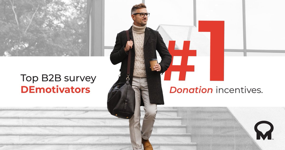 Top demotivators for B2B survey participation:
1. Donation incentives
2. Competitive info to help their company

Surprising? Let's rethink your strategy to boost engagement and collect quality data that truly represents your audience.

bit.ly/3O7q8HJ

#questmindshare