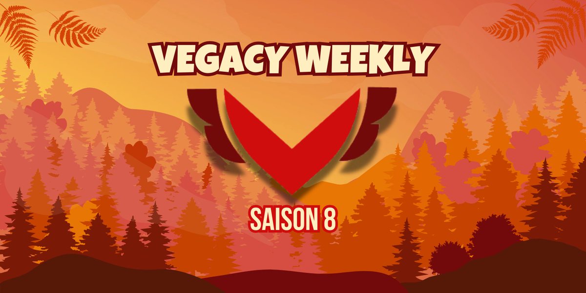 Team Vegacy (@teamvegacy) on Twitter photo 🎮🔥 C’EST REPARTI POUR UNE NOUVELLE SAISON 🔥🎮
Tous les mardis cet été, et tous les lundis à partir de septembre 
📅 La première weekly aura lieu le mardi 15 juillet !
Mais cette fois… on commence en beauté 👇 🎮🔥 C’EST REPARTI POUR UNE NOUVELLE SAISON 🔥🎮
Tous les mardis cet été, et tous les lundis à partir de septembre 
📅 La première weekly aura lieu le mardi 15 juillet !
Mais cette fois… on commence en beauté 👇