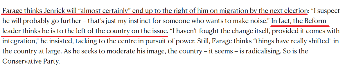Full quote from the New Statesman interview