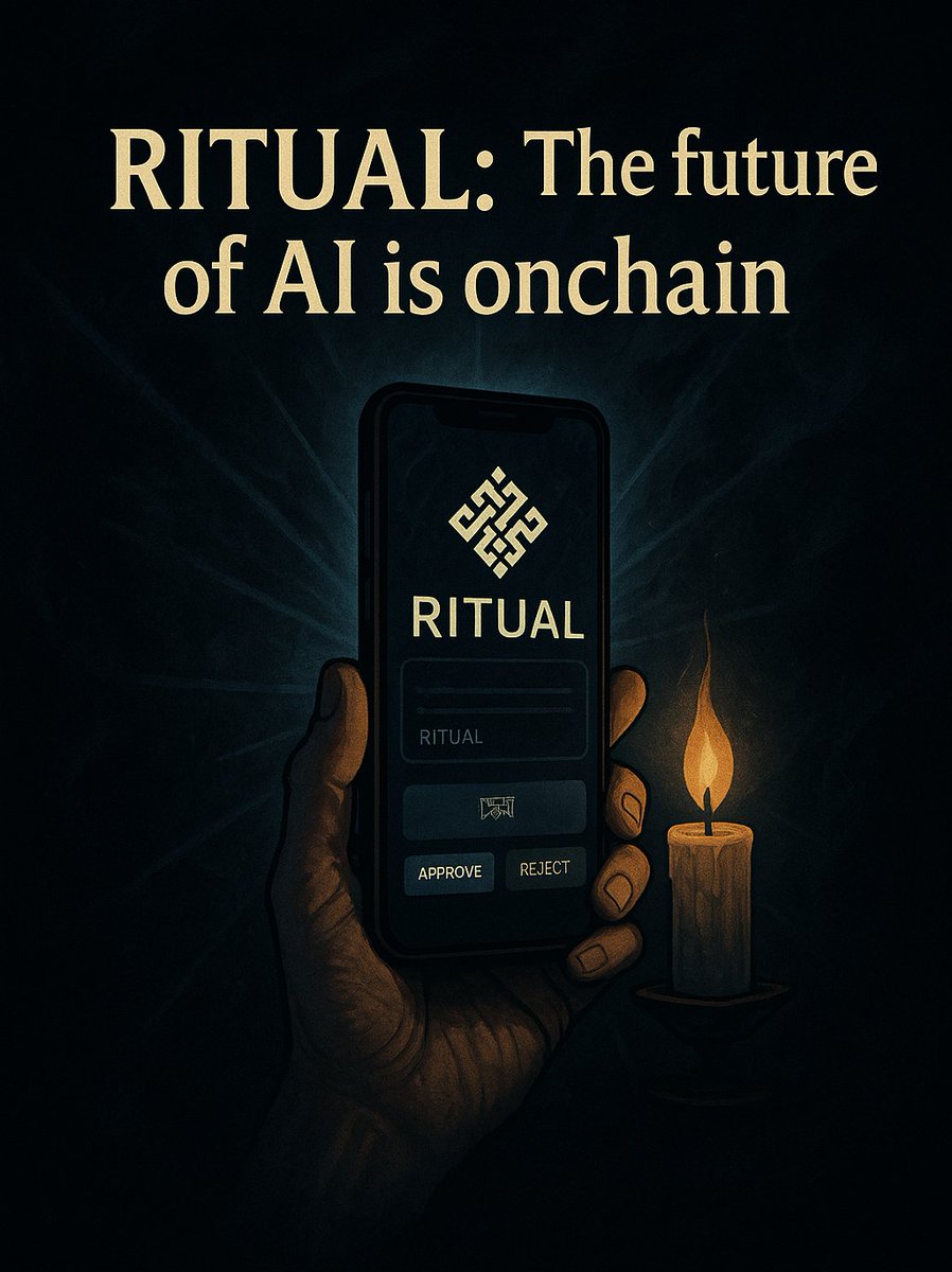directions_1983's tweet photo. Ritual isn't 'AI on blockchain' - it's the missing execution layer for trustless ML. By combining:
✓ ZK-verified inference
✓ Decentralized GPU marketplace
✓ Onchain model governance https://t.co/kSvTevGvae