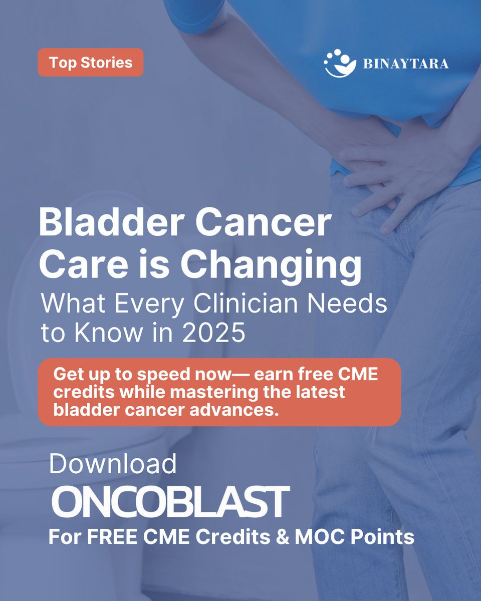 🎯Are You Keeping Up? With 84,870 new cases expected in 2025, staying current on bladder cancer treatment is more critical than ever. Get the latest updates through an interactive, gamified course on OncoBlast to earn FREE CME credits and MOC points: buff.ly/uiQHJlk Learn