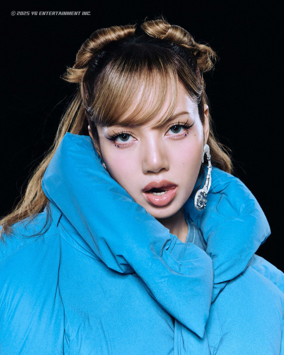 LISA for blackpink JUMP visual still cut.