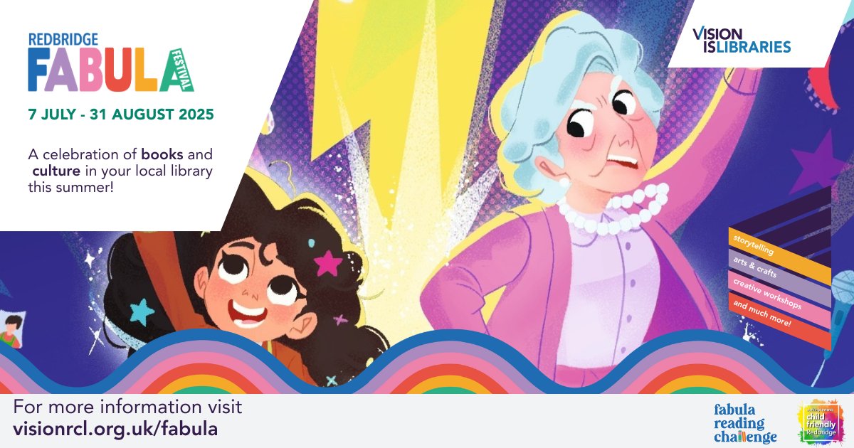 DoMoreRed's tweet image. 🎉 Fabula Festival is back!🎉

📚Celebrate the power of arts and libraries with a vibrant mix of #performances, children’s #events, #author talks, #workshops, and more! 

✨Find out more about the events taking place and join in with the Fabula fun: vrcl.uk/fabulafestival
