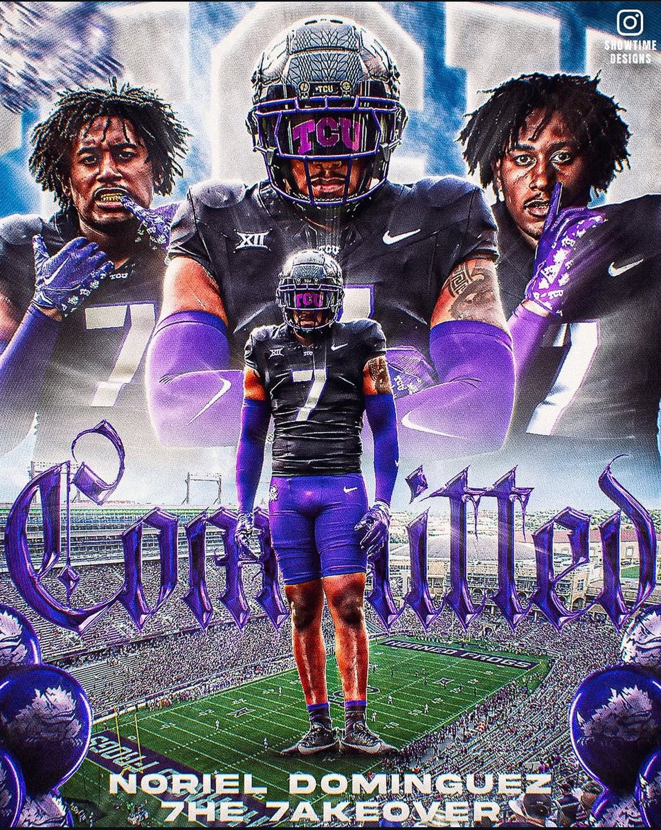 #HCville (@donniebaggs_) on Twitter photo That’s 9 LBs committed in the ville 💯
<a href="/Norielpacman/">Noriel “Pac-Man” Dominguez</a> > <a href="/TCUFootball/">TCU Football</a> #7takeover #HCville That’s 9 LBs committed in the ville 💯
<a href="/Norielpacman/">Noriel “Pac-Man” Dominguez</a> > <a href="/TCUFootball/">TCU Football</a> #7takeover #HCville